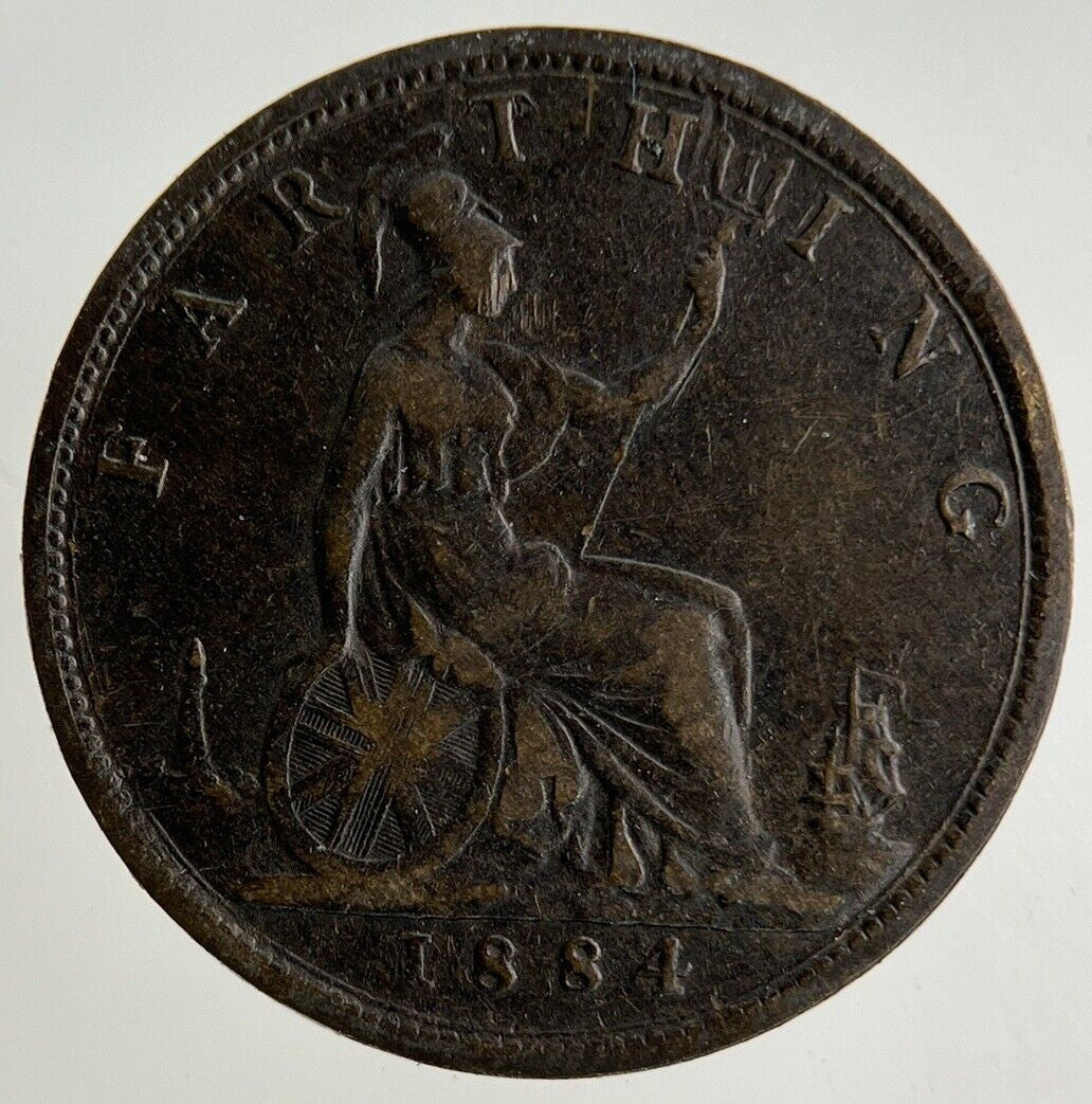 1884 Victoria Farthing Coin | Collectable Grade