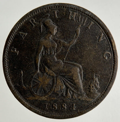 1884 Victoria Farthing Coin | Collectable Grade