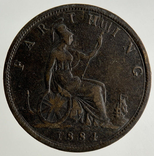 1884 Victoria Farthing Coin | Collectable Grade
