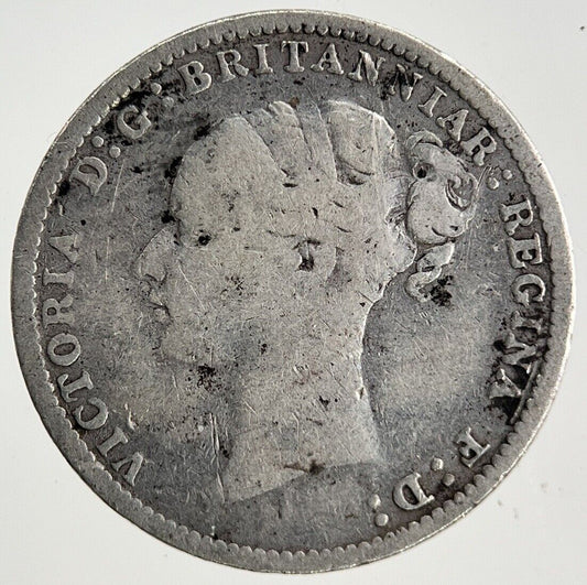 1883 Victoria Threepence Silver Coin | Fine Collectable Grade
