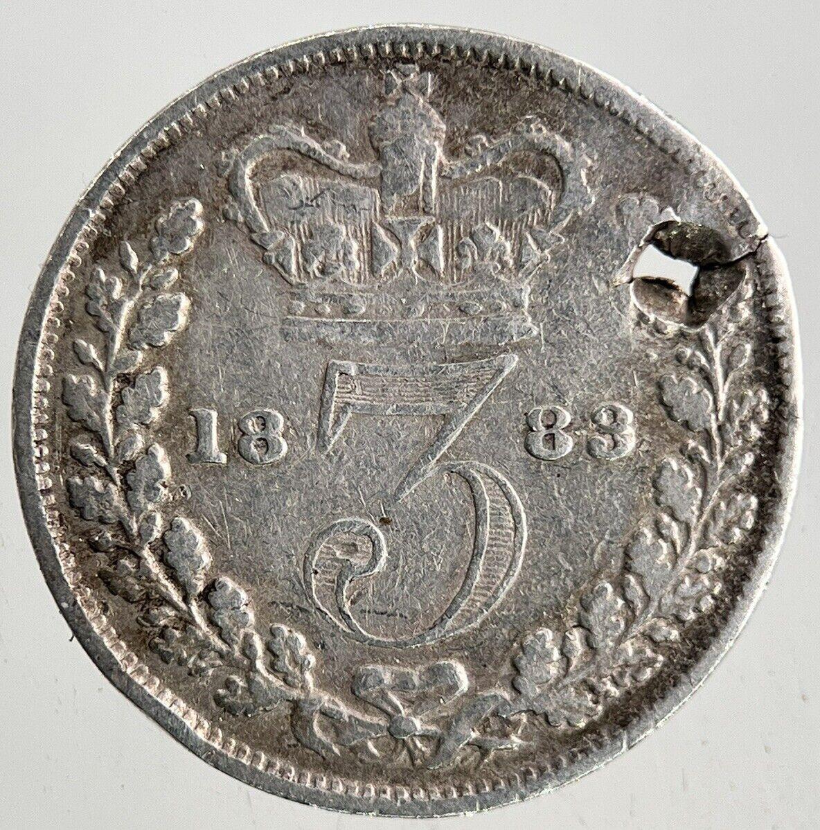 1883 Victoria Threepence Silver Coin | Collectable Grade