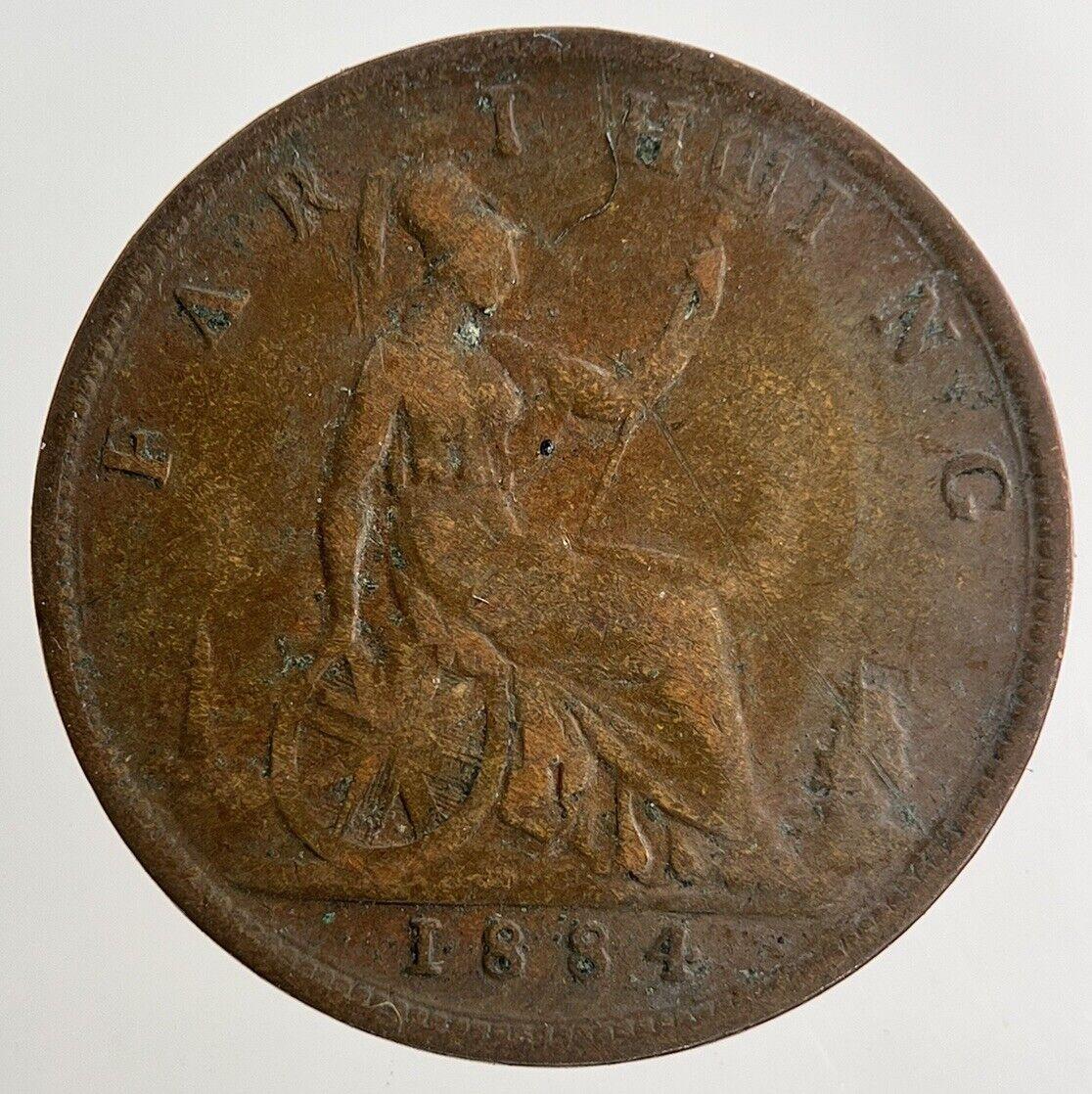 1884 Victoria Farthing Coin | Collectable Grade