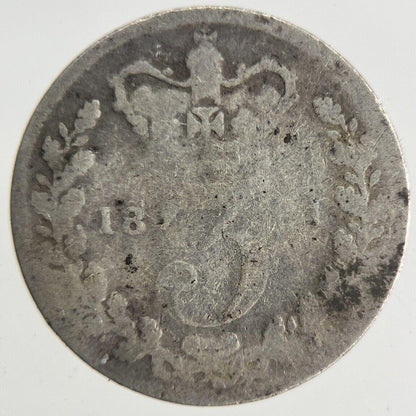 1884 Victoria Threepence Silver Coin | Collectable Grade