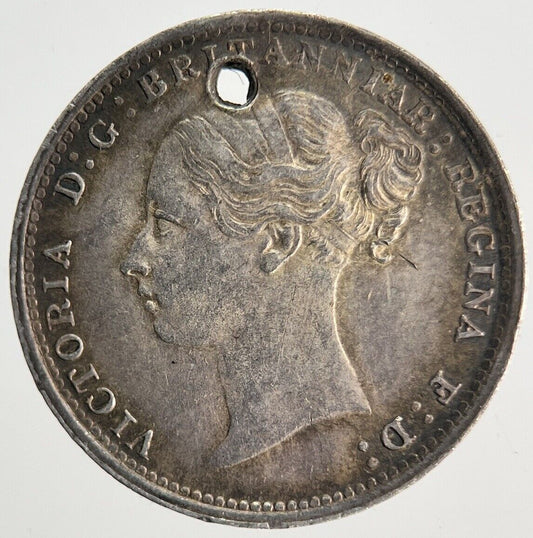 1884 Victoria Threepence | British Silver Coin | Very High Grade | a935