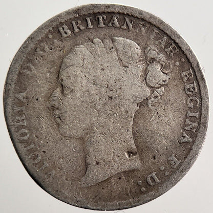 1884 Victoria Threepence Silver Coin | Collectable Grade | a3575