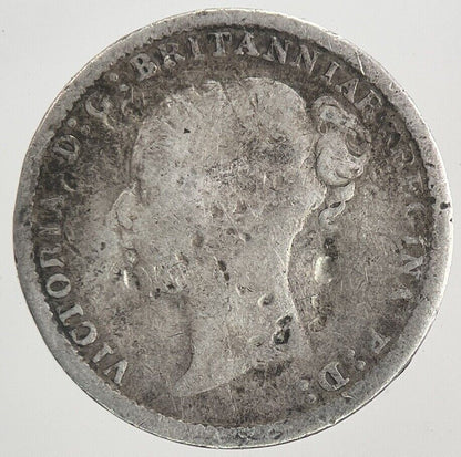 1884 Victoria Threepence Silver Coin | Collectable Grade | a6753