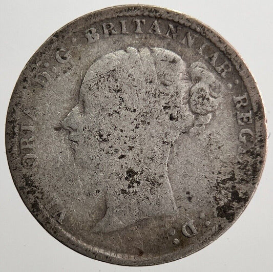 1884 Victoria Threepence Silver Coin | Fair Grade | a7227