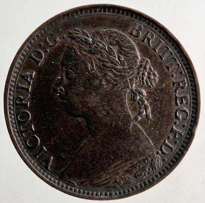 1884 Victoria Farthing Coin | Very High Grade