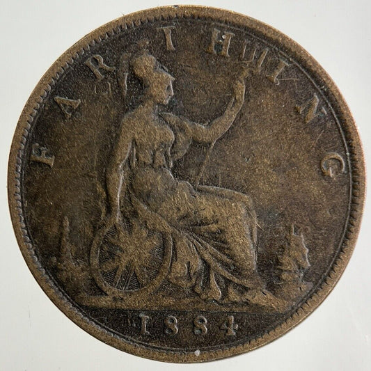1884 Victoria Farthing Coin | Fine Collectable Grade