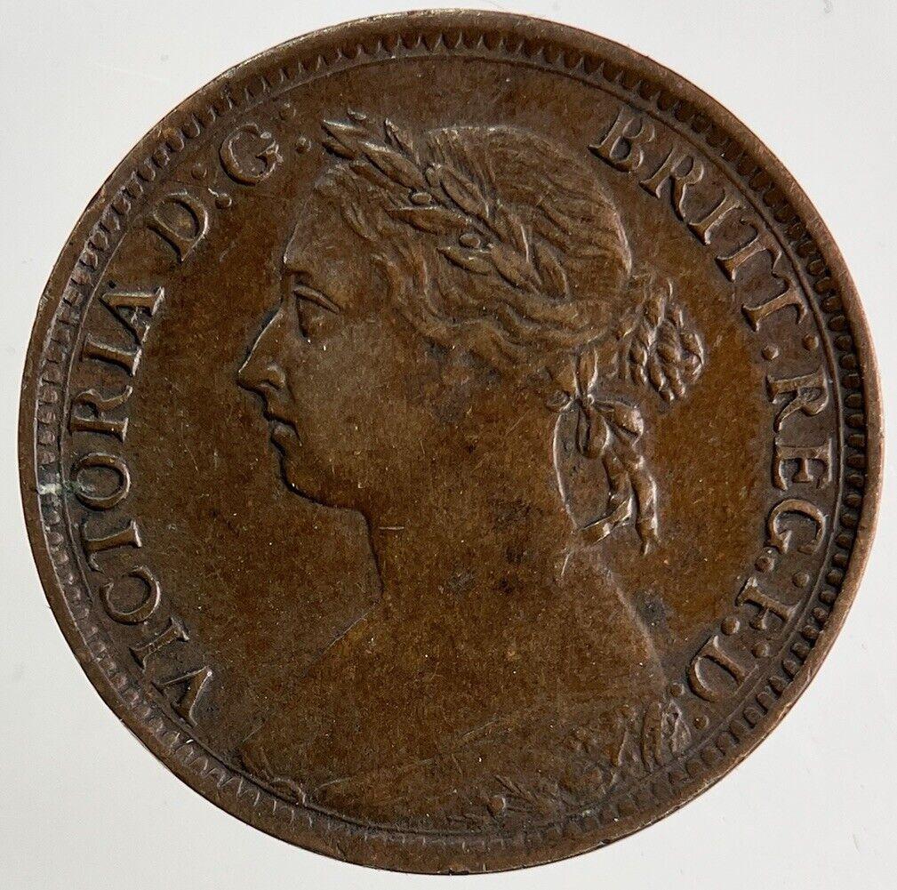 1884 Victoria Farthing Coin | Very High Grade