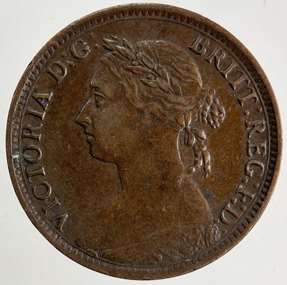 1884 Victoria Farthing Coin | Very High Grade