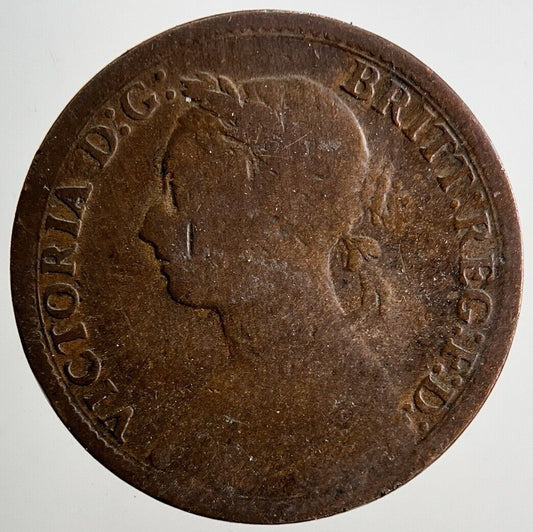 1885 Victoria Farthing Coin | Collectable Grade | a3403