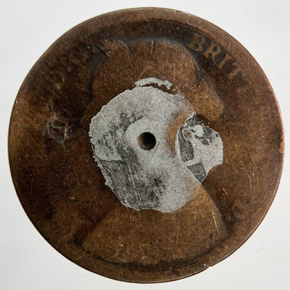 1885 Victoria Half-Penny Coin | Worn Grade