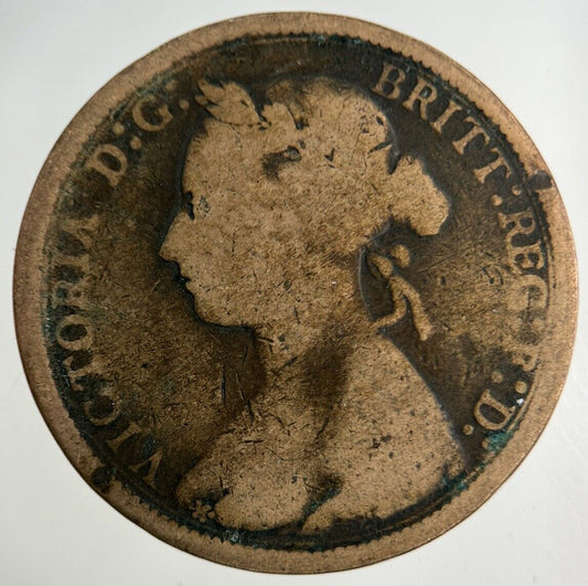 1885 Victoria Half-Penny Coin | Collectable Grade