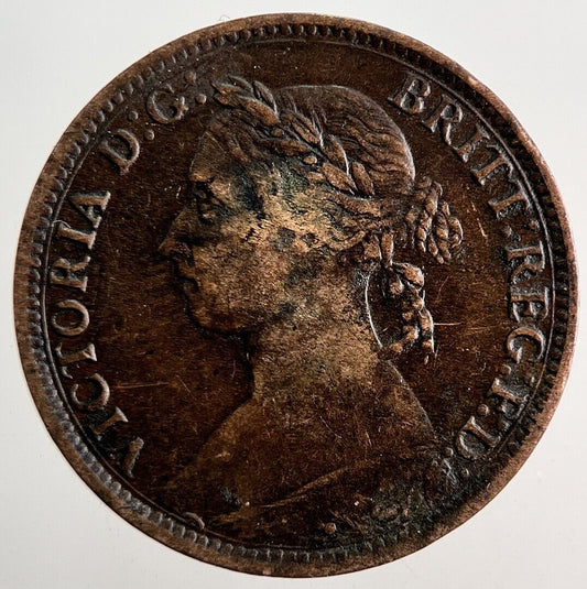 1885 Victoria Farthing Coin | Fine Collectable Grade