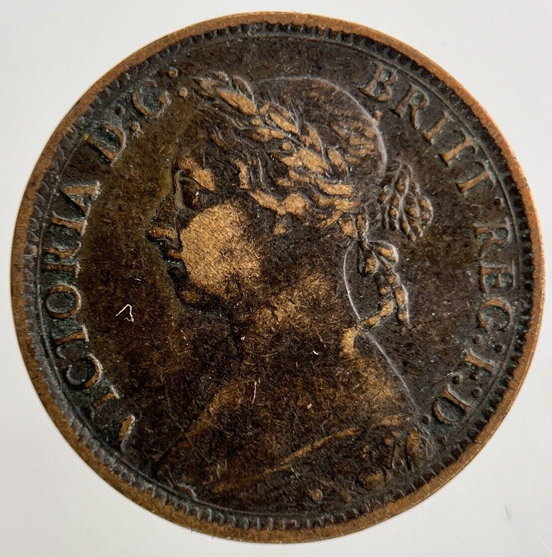 1885 Victoria Farthing Coin | Fine Collectable Grade