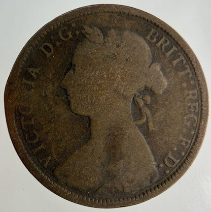 1885 Victoria Half-Penny Coin | Collectable Grade