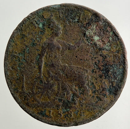 1885 Victoria Farthing Coin | Fair Grade