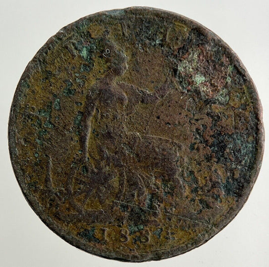 1885 Victoria Farthing Coin | Fair Grade