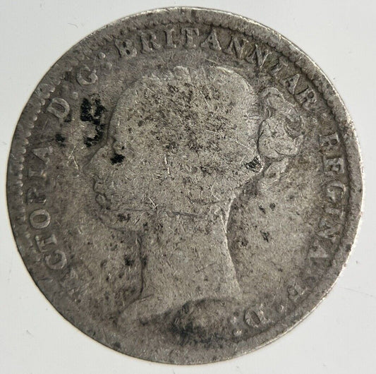 1885 Victoria Threepence Silver Coin | Collectable Grade