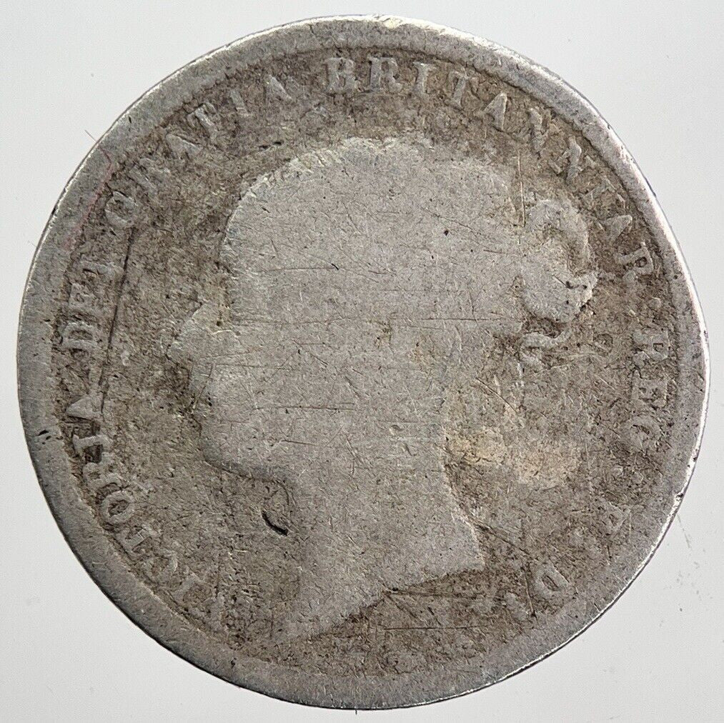1885 Victoria Sixpence Silver Coin | Collectable Grade | a6009