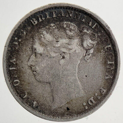 1885 Victoria Threepence Silver Coin | Fine Collectable Grade