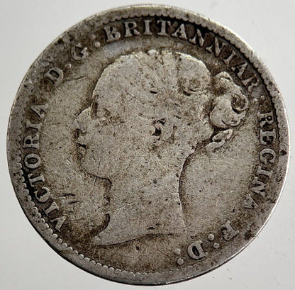 1885 Victoria Threepence Silver Coin | Collectable Grade | a8704