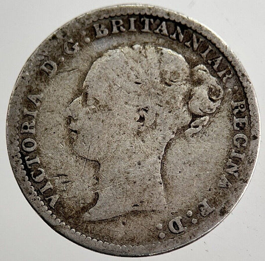 1885 Victoria Threepence Silver Coin | Collectable Grade | a8704