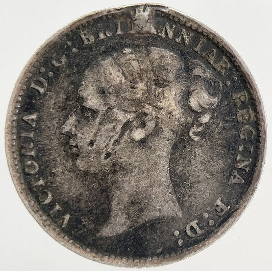 1885 Victoria Threepence Silver Coin | Fine Collectable Grade