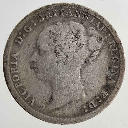 1885 Victoria Threepence Silver Coin | Collectable Grade