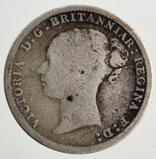 1885 Victoria Threepence Silver Coin | Collectable Grade