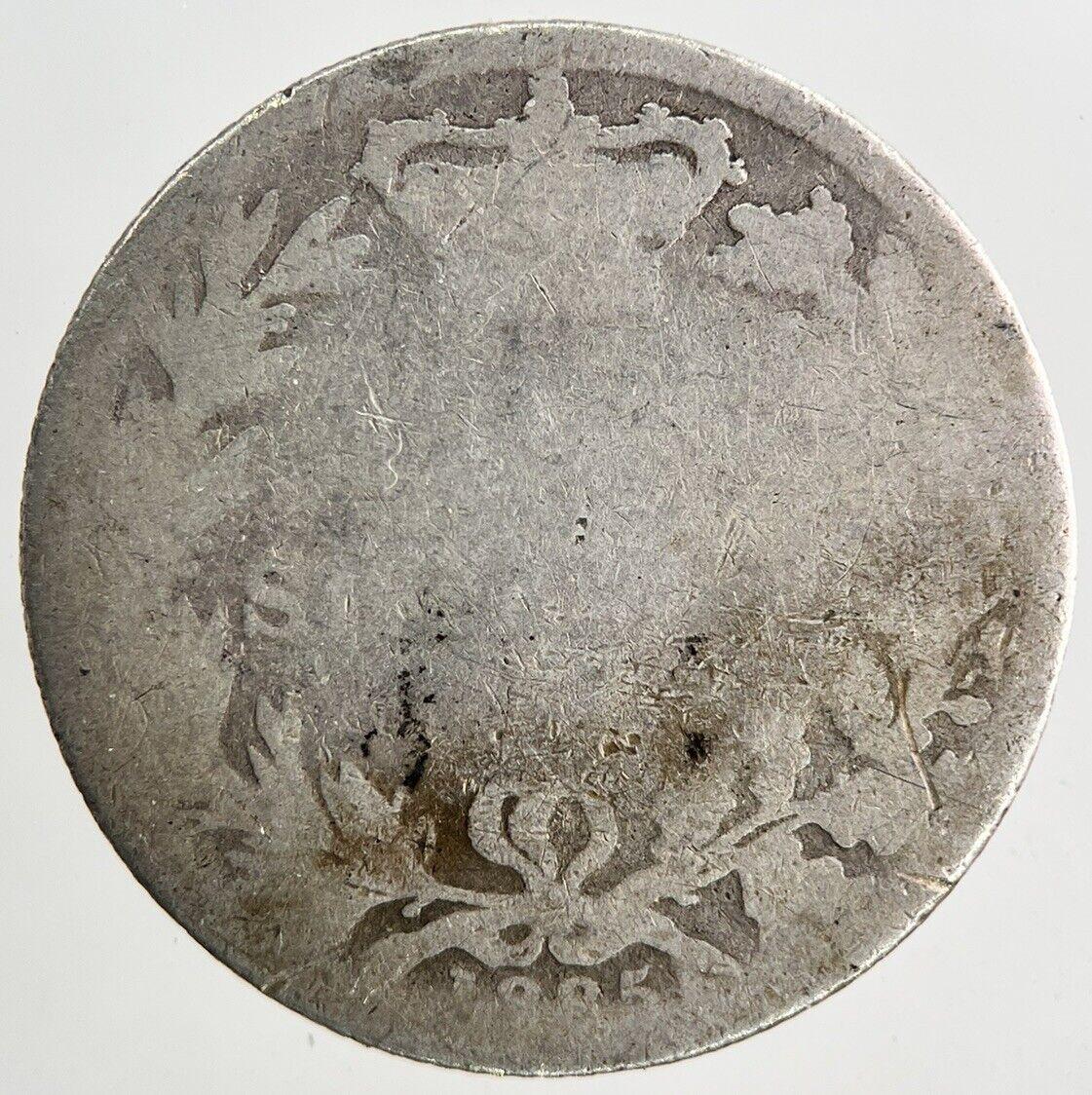 1885 Victoria Shilling Silver Coin | Fair Grade