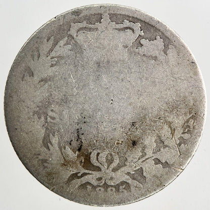 1885 Victoria Shilling Silver Coin | Fair Grade