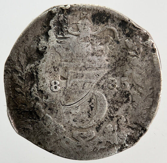 1885 Victoria Threepence Silver Coin | Fair Grade