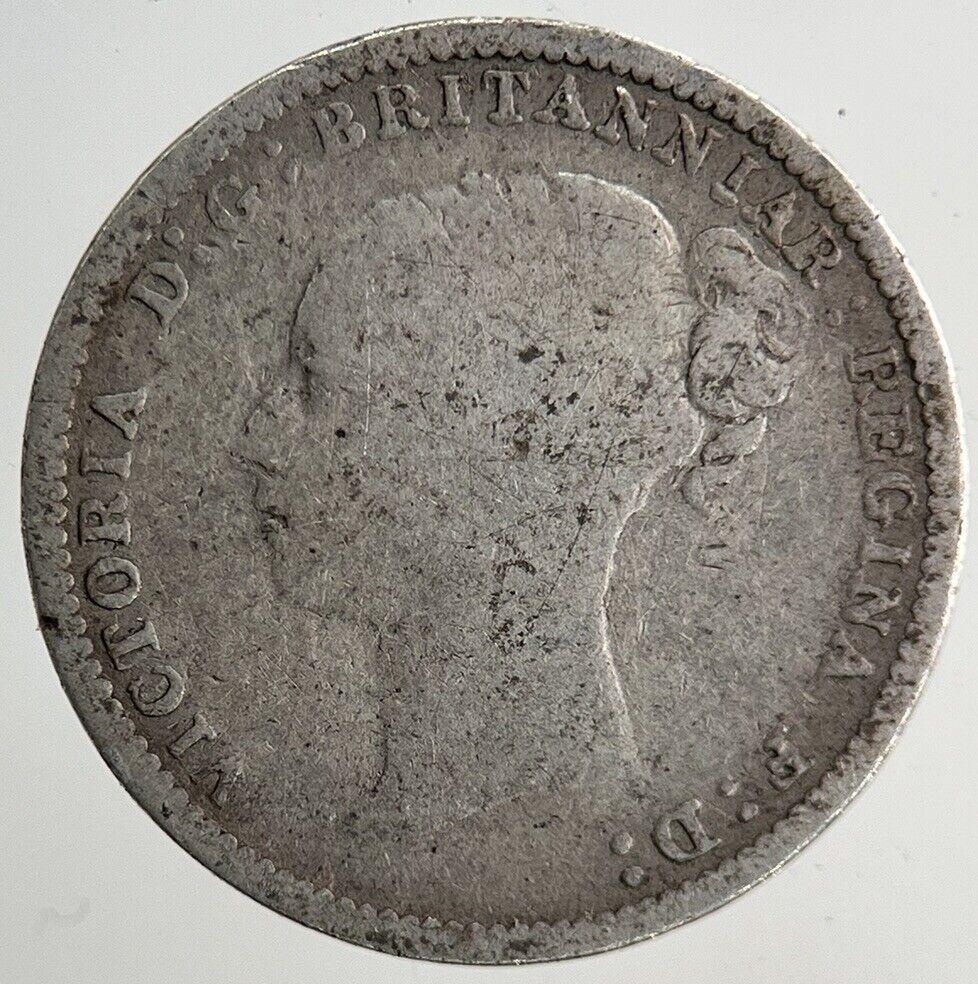 1885 Victoria Threepence Silver Coin | Collectable Grade