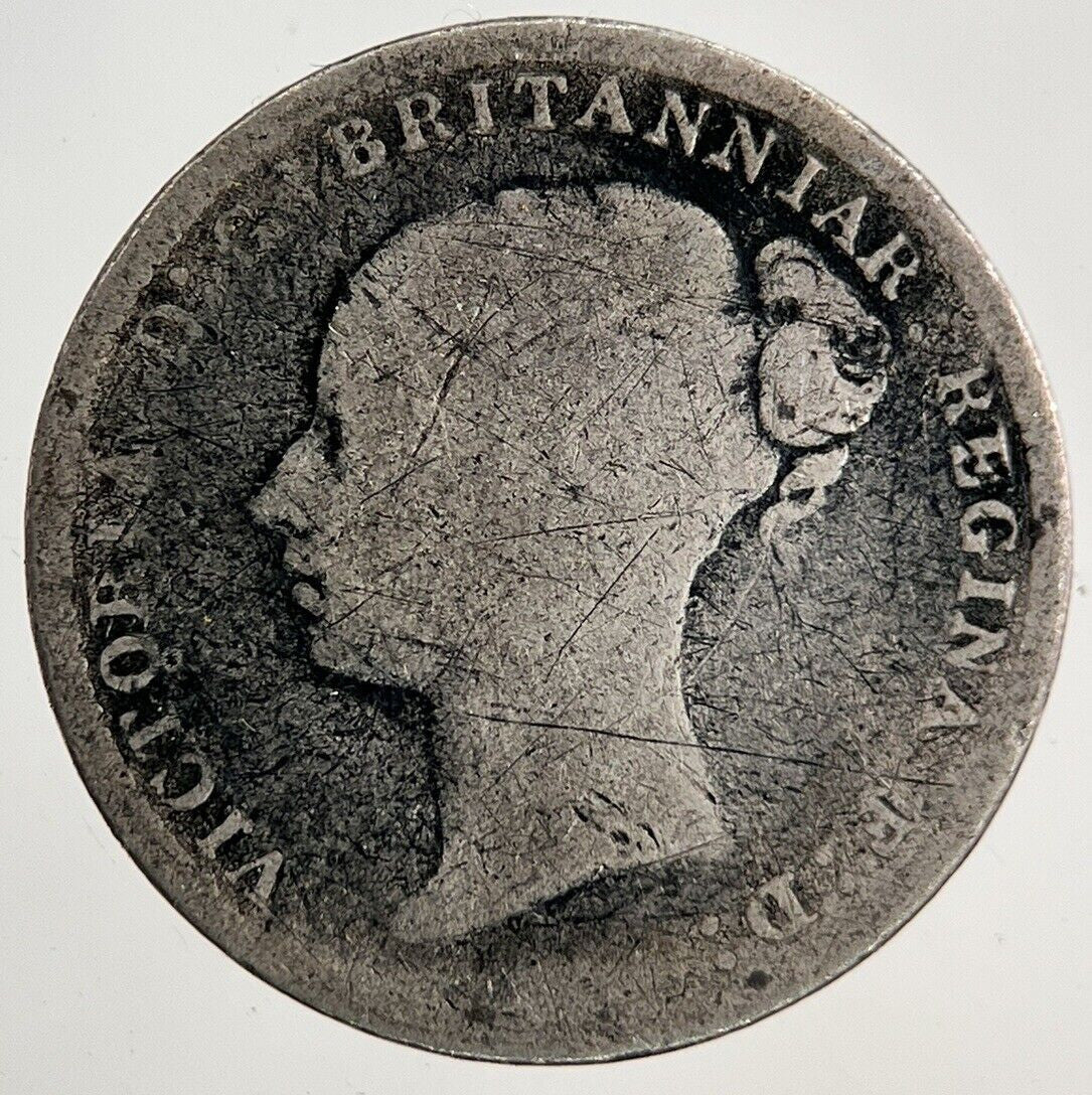 1885 Victoria Threepence Silver Coin | Collectable Grade