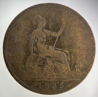 1885 Victoria One Penny Coin | Collectable Grade