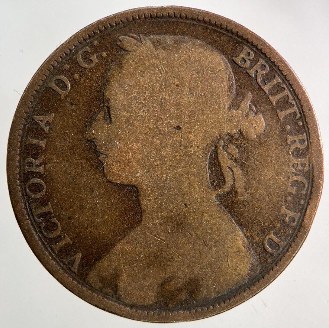 1885 Victoria One Penny Coin | Collectable Grade