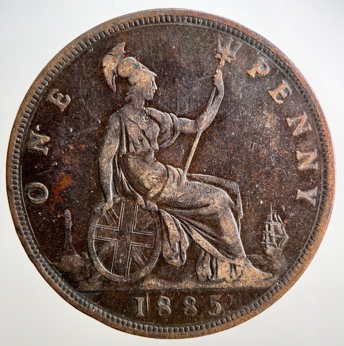 1885 Victoria Penny Coin | Collectable Grade | a2933