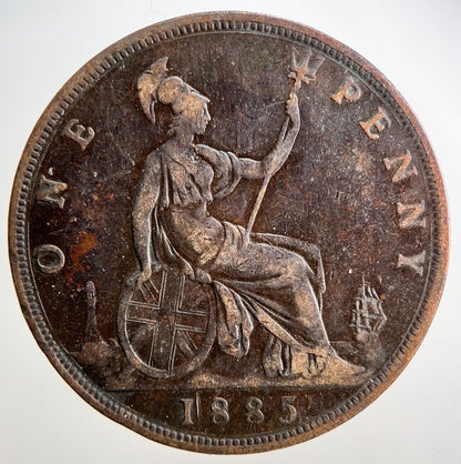 1885 Victoria Penny Coin | Collectable Grade | a2933