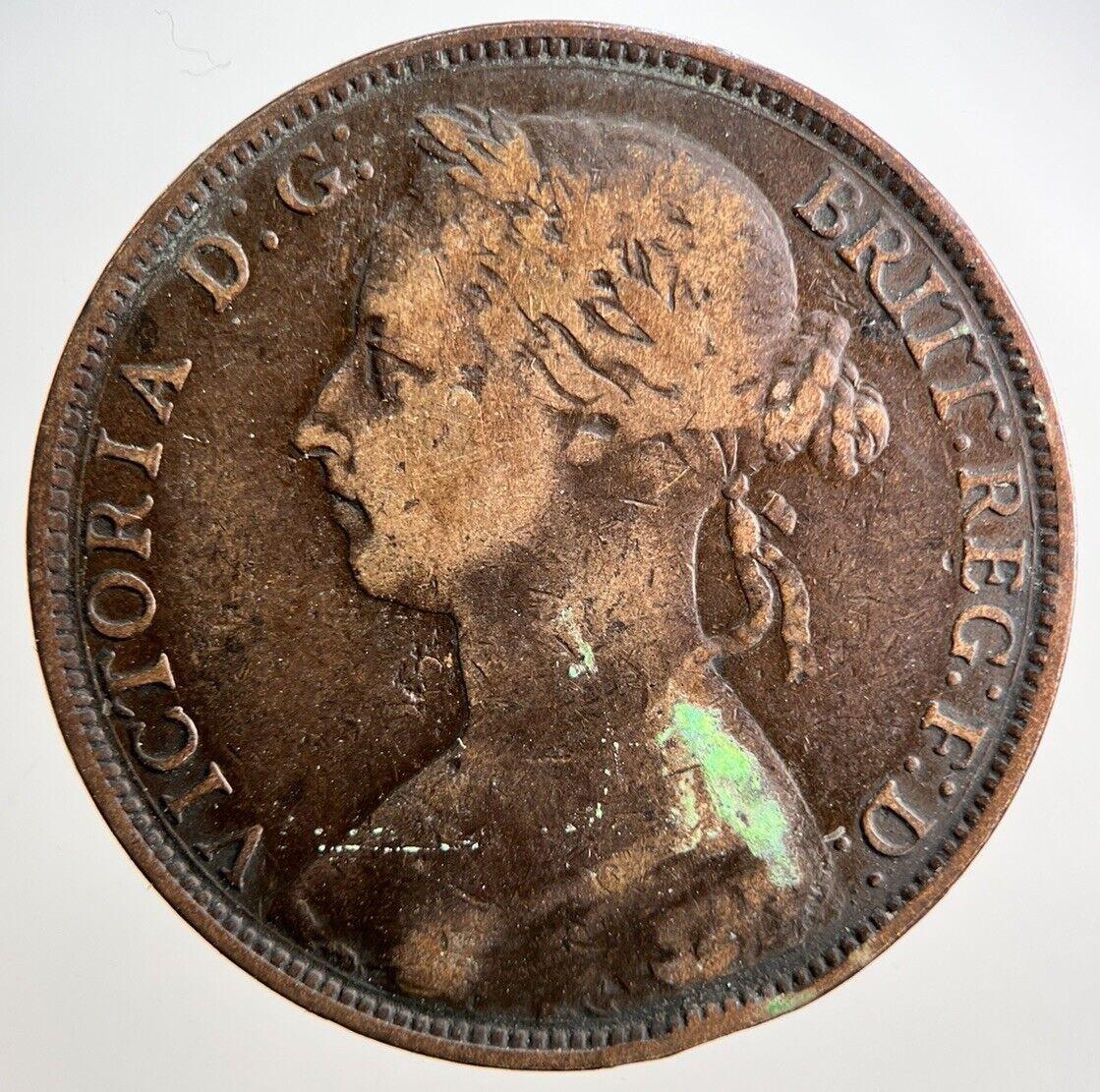 1885 Victoria Penny Coin | Collectable Grade | a2933