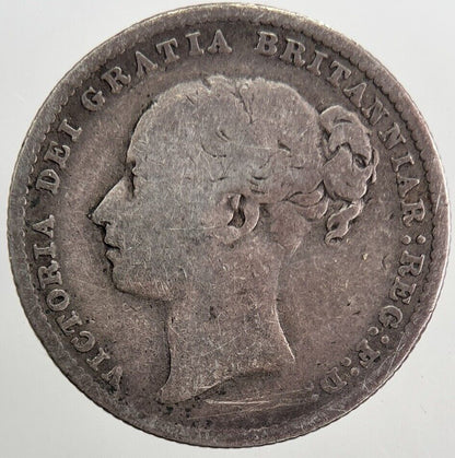 1885 Victoria Shilling Silver Coin | Collectable Grade | a5689