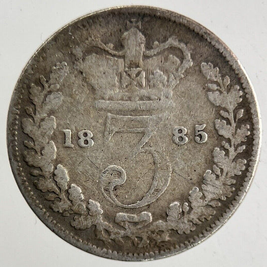 1885 Victoria Threepence Silver Coin | Collectable Grade