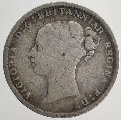 1885 Victoria Threepence Silver Coin | Fine Collectable Grade | a9953
