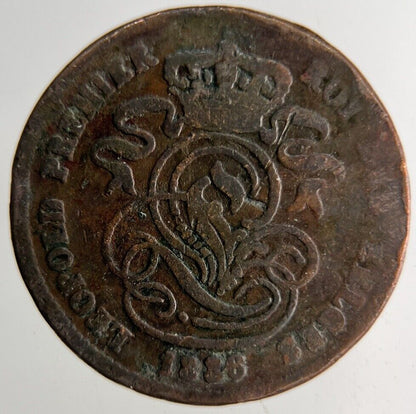 1886 Belgium 2 Cent Coin | Collectable Grade