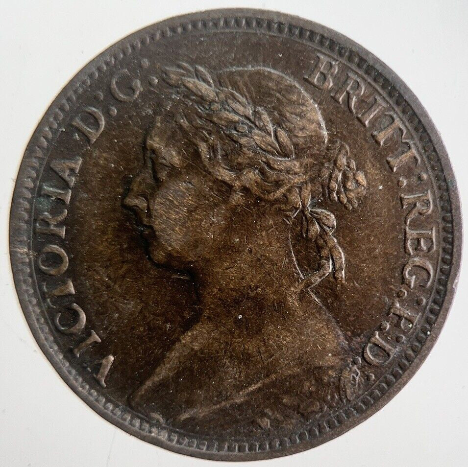 1886 Victoria Farthing Coin | Fine Collectable Grade | a4566