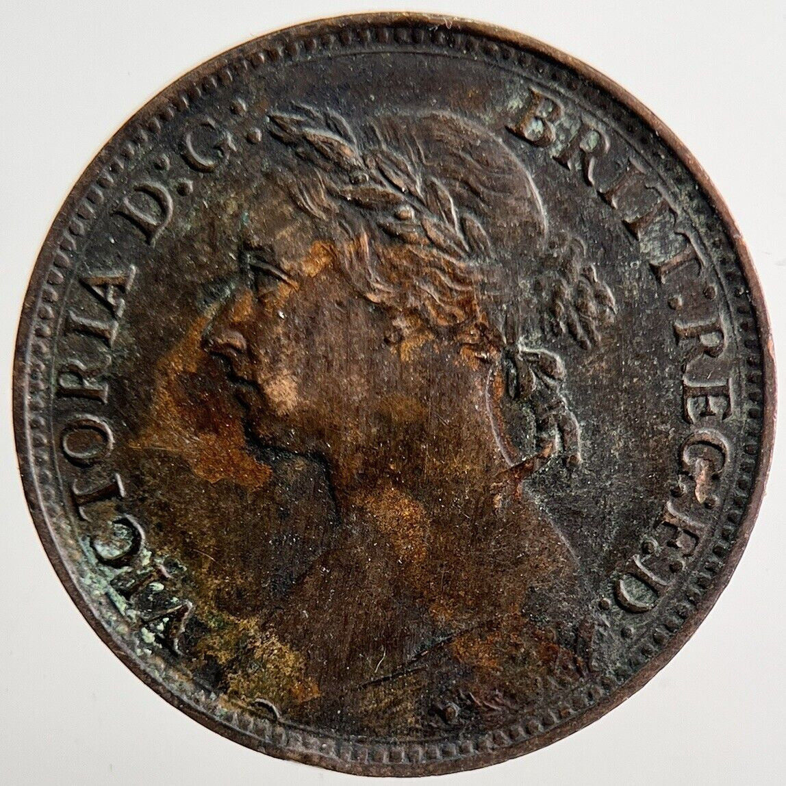 1886 Victoria Farthing Coin | Fine Collectable Grade | a3784
