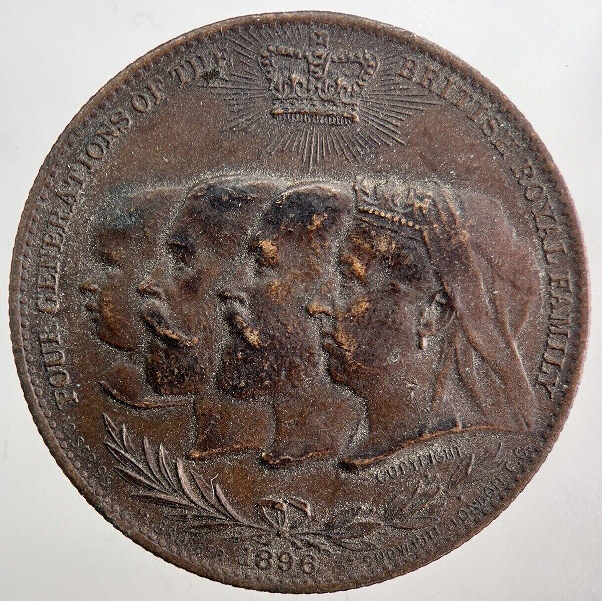 1886 Remington Typewriter Royal Family Token Coin | Very High Grade | a5793