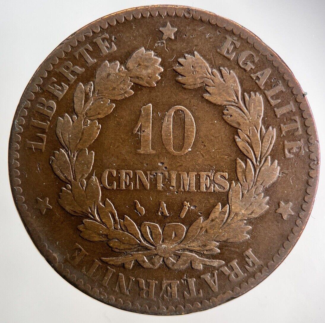 1886 France 10 Centimes Coin | Collectable Grade