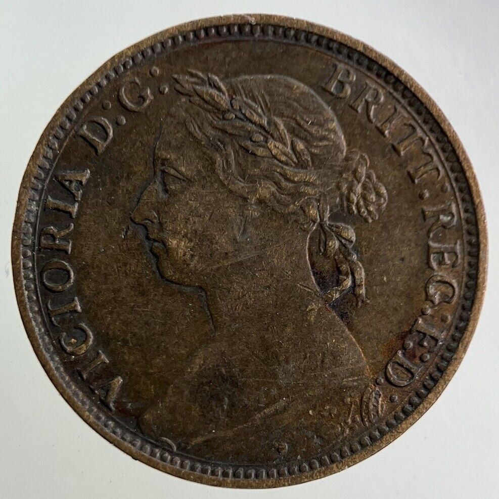 1886 Victoria Farthing Coin | Fine Collectable Grade